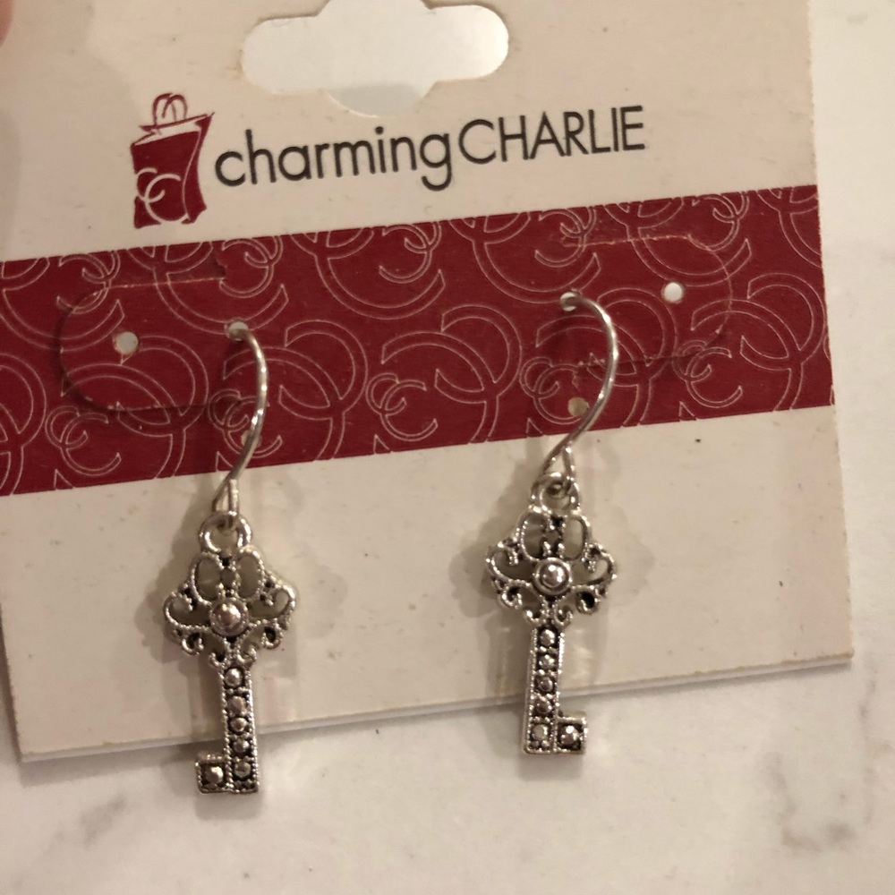 Charming Charlie Key Earrings